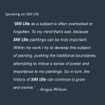 Warm arrangement with Iris & Plums