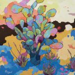 Warm arrangement with Iris & Plums