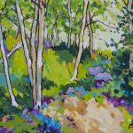 Warm arrangement with Iris & Plums