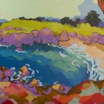 Warm arrangement with Iris & Plums