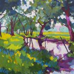 Warm arrangement with Iris & Plums