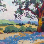 Warm arrangement with Iris & Plums